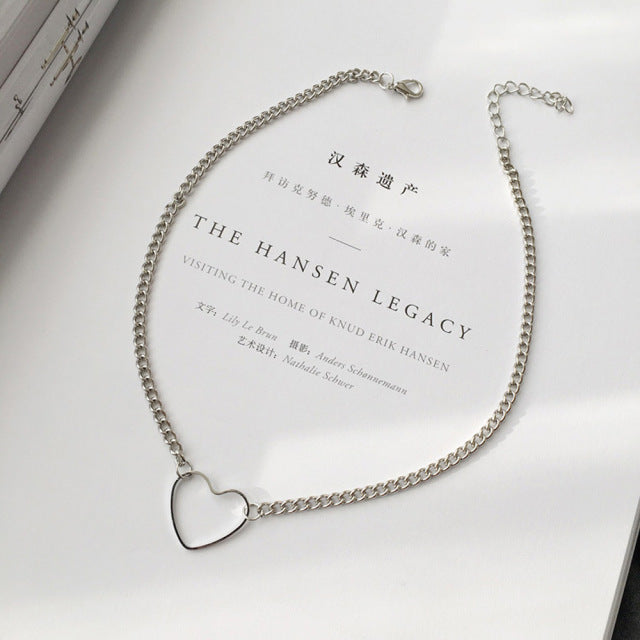 Collier ras du cou d'amour