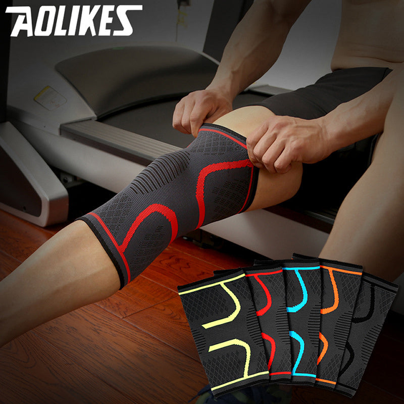 Genouillère de compression de remise en forme