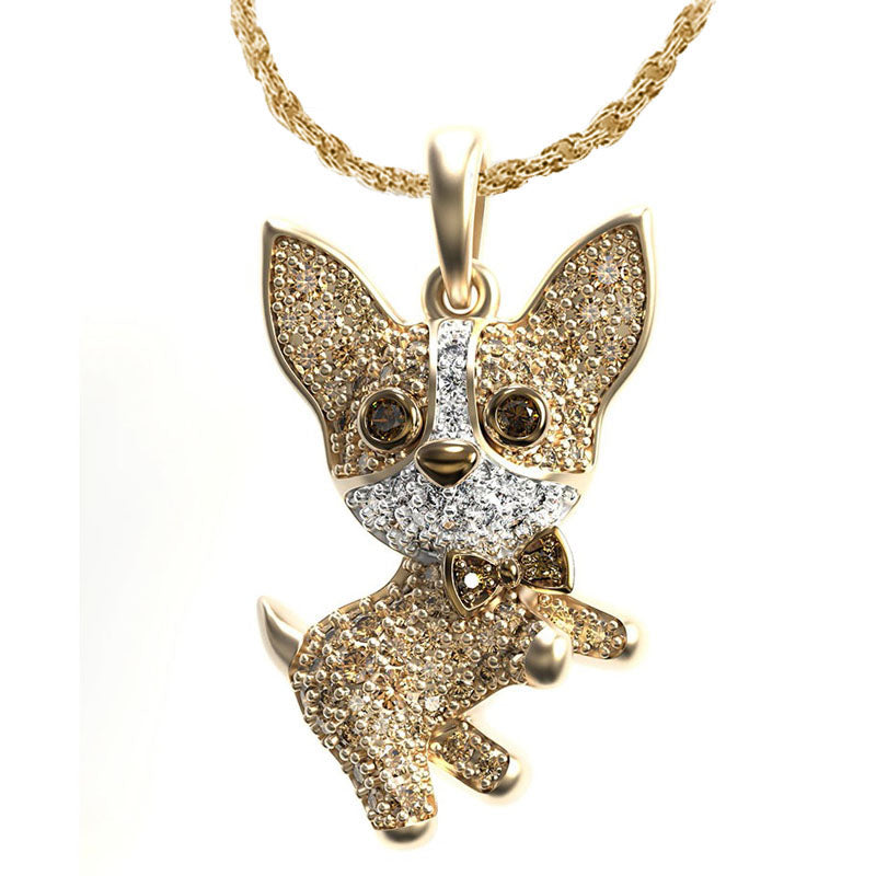 Chihuahua hond ketting hanger