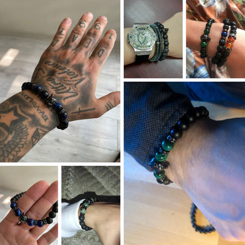 Handgemaakte kralen armband