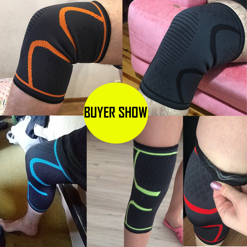 Genouillère de compression de remise en forme