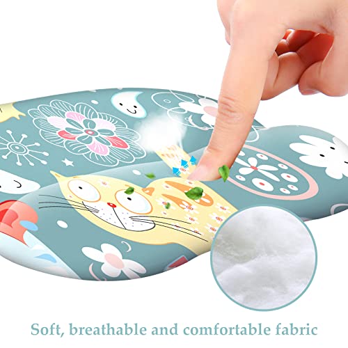 EooCoo Ergonomic Mouse Pad with Wrist Support, Non-Slip Base Mouse Mat for Internet Cafe, Home & Office