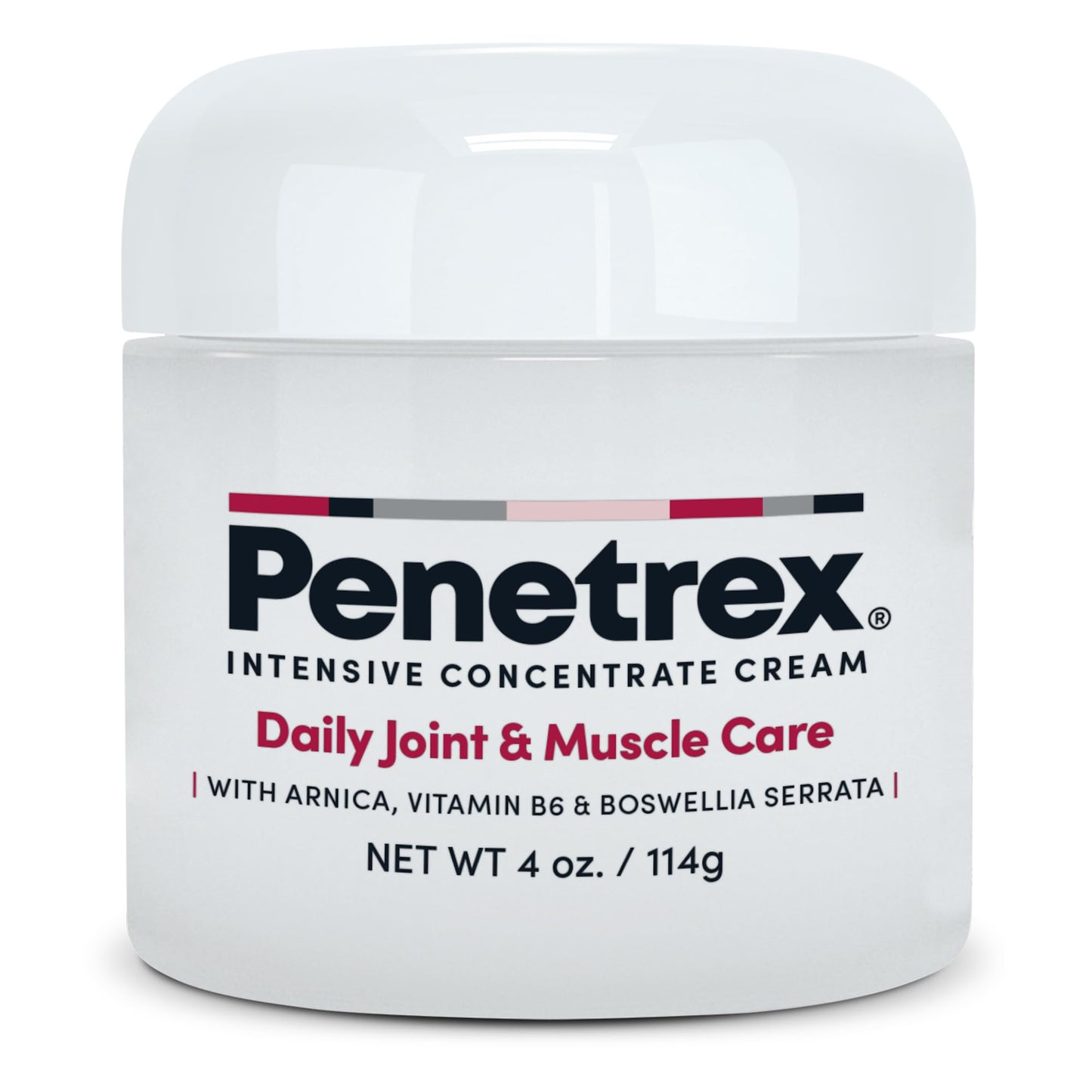 Penetrex Joint & Muscle Therapy – Soothing Comfort for Back, Neck, Hands, Feet – Premium Whole Body Rub with Arnica, Vitamin B6 MSM & Boswellia – Non-Greasy 2oz Cream