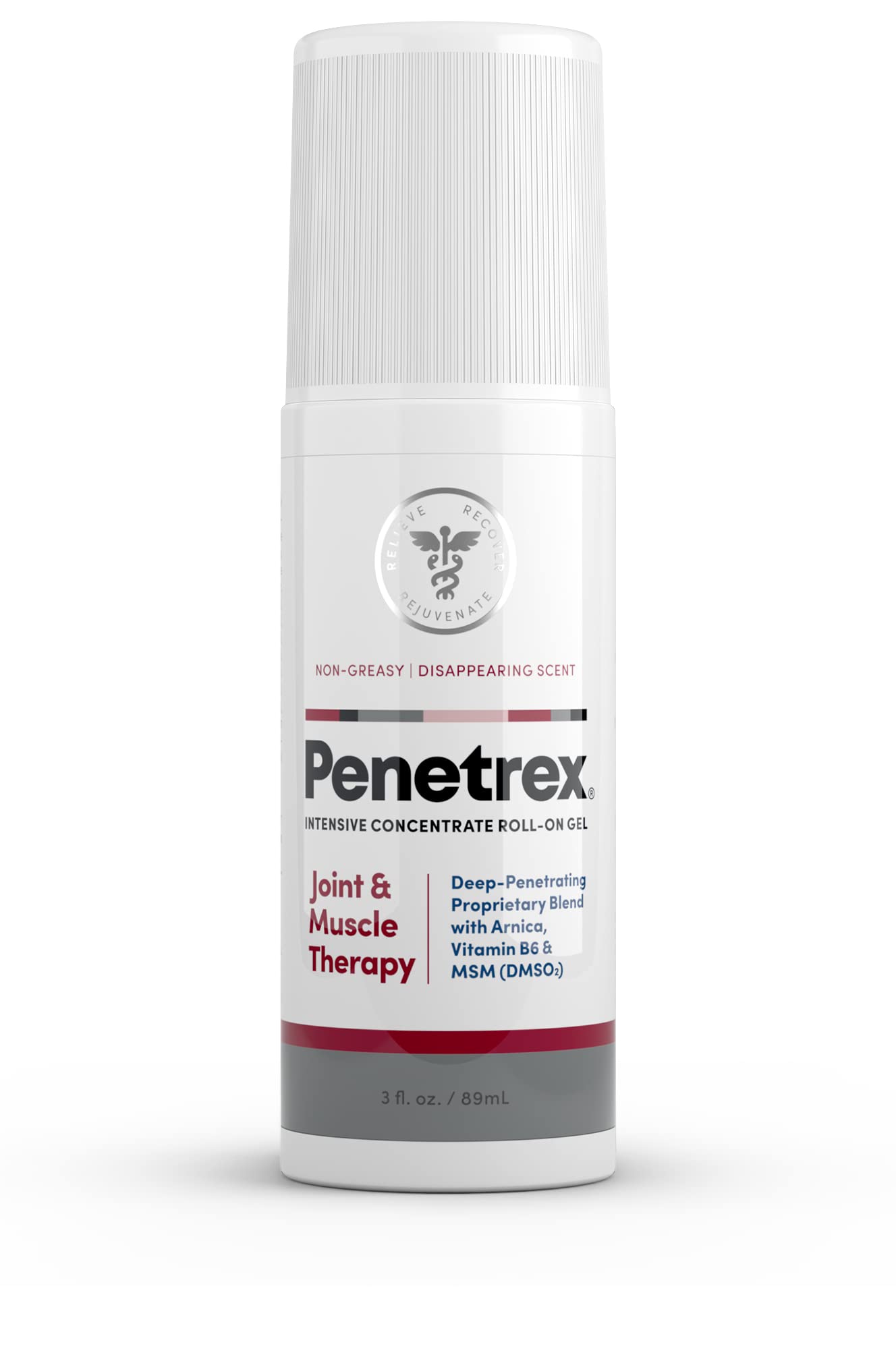 Penetrex Joint & Muscle Therapy – Soothing Comfort for Back, Neck, Hands, Feet – Premium Whole Body Rub with Arnica, Vitamin B6 MSM & Boswellia – Non-Greasy 2oz Cream