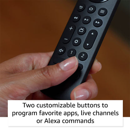 Amazon Fire TV Alexa Voice Remote Pro (newest model) with remote finder, TV controls, and backlit buttons