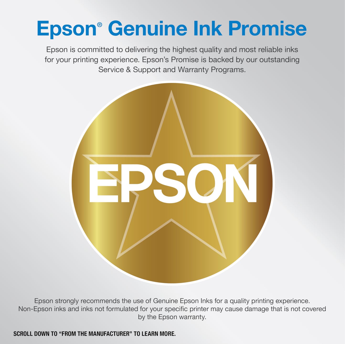 Epson EcoTank ET-4850 Wireless All-in-One Cartridge-Free Supertank Printer with Scanner, Copier, Fax, ADF and Ethernet – The Perfect Printer Office - White, Medium