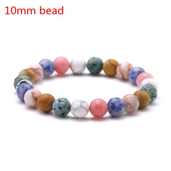 Solar System Planets Natural Stone Bracelet