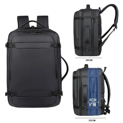 45L Large Capacity Multifunctional Extensible Rechargeable Hand-held Backpack Men's Waterproof Business Travel Computer Backpack