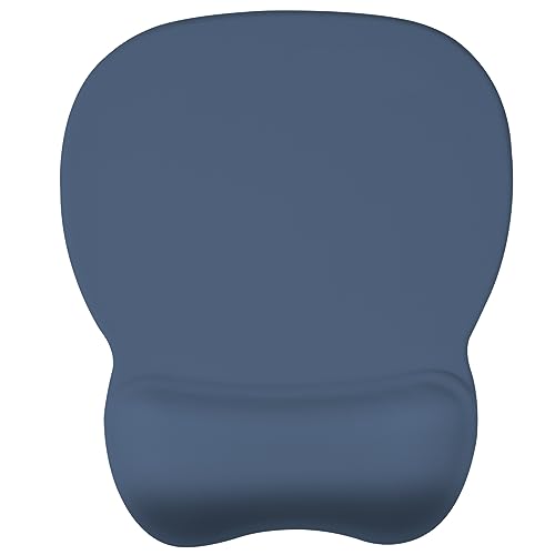 EooCoo Ergonomic Mouse Pad with Wrist Support, Non-Slip Base Mouse Mat for Internet Cafe, Home & Office