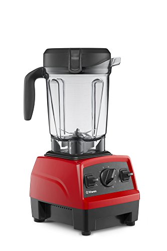 Vitamix Explorian Blender, Professional-Grade, 64 oz. Low-Profile Container, Red (Renewed Premium)