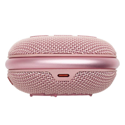 JBL Clip 4 - Portable Mini Bluetooth Speaker for home, outdoor and travel, big audio and punchy bass, integrated carabiner, IP67 waterproof and dustproof, 10 hours of playtime (Pink)