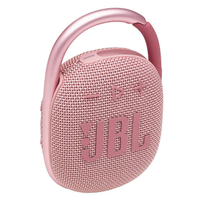 JBL Clip 4 - Portable Mini Bluetooth Speaker for home, outdoor and travel, big audio and punchy bass, integrated carabiner, IP67 waterproof and dustproof, 10 hours of playtime (Pink)