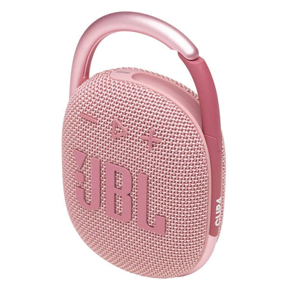 JBL Clip 4 - Portable Mini Bluetooth Speaker for home, outdoor and travel, big audio and punchy bass, integrated carabiner, IP67 waterproof and dustproof, 10 hours of playtime (Pink)