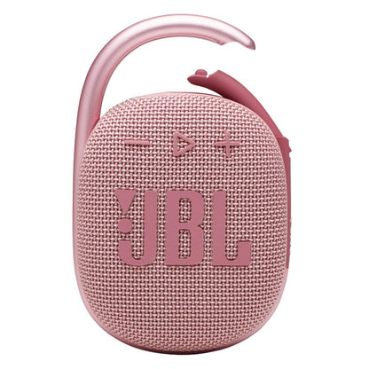 JBL Clip 4 - Portable Mini Bluetooth Speaker for home, outdoor and travel, big audio and punchy bass, integrated carabiner, IP67 waterproof and dustproof, 10 hours of playtime (Pink)