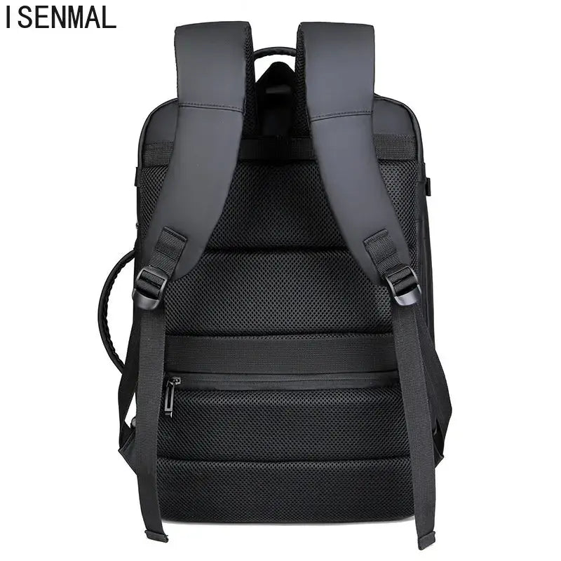 45L Large Capacity Multifunctional Extensible Rechargeable Hand-held Backpack Men's Waterproof Business Travel Computer Backpack